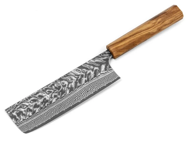 Damastmesser Nakiri 165 SG2, 63 Lagen, Olive – Bild 12