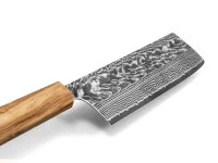 Damastmesser Nakiri 165 SG2, 63 Lagen, Olive – Bild 4