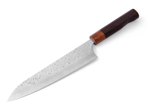 Damastmesser Gyuto 210 Rose Ebony, 35 Lagen - Image 12