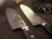 Damastmesser Gyuto 210 Rose Ebony, 35 Lagen - Image 11