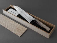 Damastmesser Gyuto 210 White Ebony, 35 Lagen - Image 7