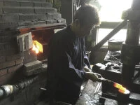 Damastmesser Nakiri 165 White Ebony, 35 Lagen - Image 12