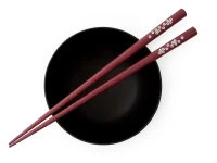 Essstäbchen Set Mit Ablage Sakura, Purple Heart – Bild 6