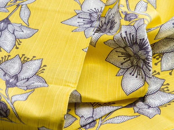 Furoshiki Rauha, Gelb, 50 X 50 Cm – Bild 5
