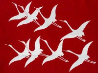 Geschenkset Chiyogami Mit Furoshiki Kuren L, Rot – Bild 4