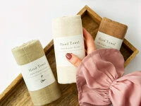 Handtücher Aus Japan, Bio-Baumwolle, Brown, 36cm X 85cm – Bild 3