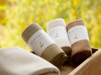 Handtücher Aus Japan, Bio-Baumwolle, Brown, 36cm X 85cm – Bild 4