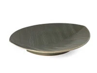 HAZARA Leaf Banryoku, Servierplatte L, Grün