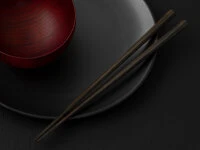 Japanische Essstäbchen Kanso Ebony, Ebenholz – Bild 8