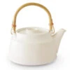 Japanische Teekanne T.Kato, Weiß