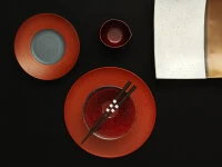 Japanischer Teller Homura, Rot, 3 Größen – Bild 12