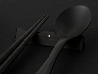 Japanisches Besteck-Set Yokina Asa, Ebenholz - Image 4