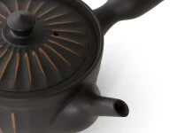 Japanisches Teeservice Kiku Kokudei, 3-teilig, Banko Yaki - Image 7