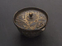 Japanisches Teeservice Kurokinsai, 3-teilig - Image 8