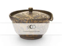 Japanisches Teeservice Kurokinsai, 3-teilig - Image 9