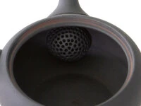 Japanisches Teeservice Teppachu Kurokusube, 3-teilig, Banko Yaki - Image 6