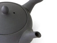 Japanisches Teeservice Teppachu Kurokusube, 3-teilig, Banko Yaki - Image 7