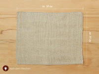 Japanisches Tischset Natur, 31cm X 42cm – Bild 4