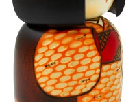 Kokeshi: Dekofigur Aki No Hi (M) Autumn Day – Bild 3