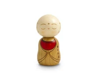 Kokeshi: Holzfigur Mönch
