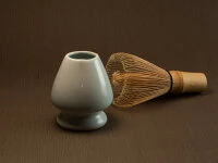 Matcha Besenständer, Kusenaoshi, Hellblau – Bild 3