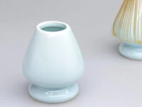 Matcha Besenständer, Kusenaoshi, Hellblau – Bild 5