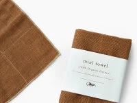 Oshibori, Bio Erfrischungstuch Japan, Brown, 25cm X 25cm - Image 3