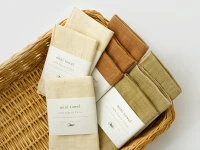 Oshibori, Bio Erfrischungstuch Japan, Brown, 25cm X 25cm - Image 5