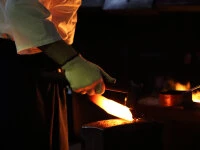 SPG2 Kuroshiage Tsuchime Gyuto 240mm, Wenge Handle - Image 6