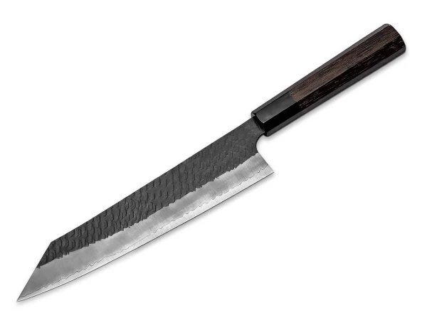 SPG2 Kuroshiage Tsuchime Kiritsuke Gyuto 240mm, Wenge Handle - Image 10