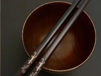 Suppenschale, Reisschale Mari, Urushi Braun - Image 4