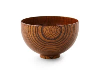 Suppenschale, Reisschale Sensai, Urushi Braun