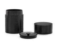 Teedose Urushi Nuri, Holz, Schwarz, 2 Größen - Image 5