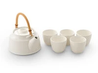 Teeservice T.Kato Weiß, 6-teilig